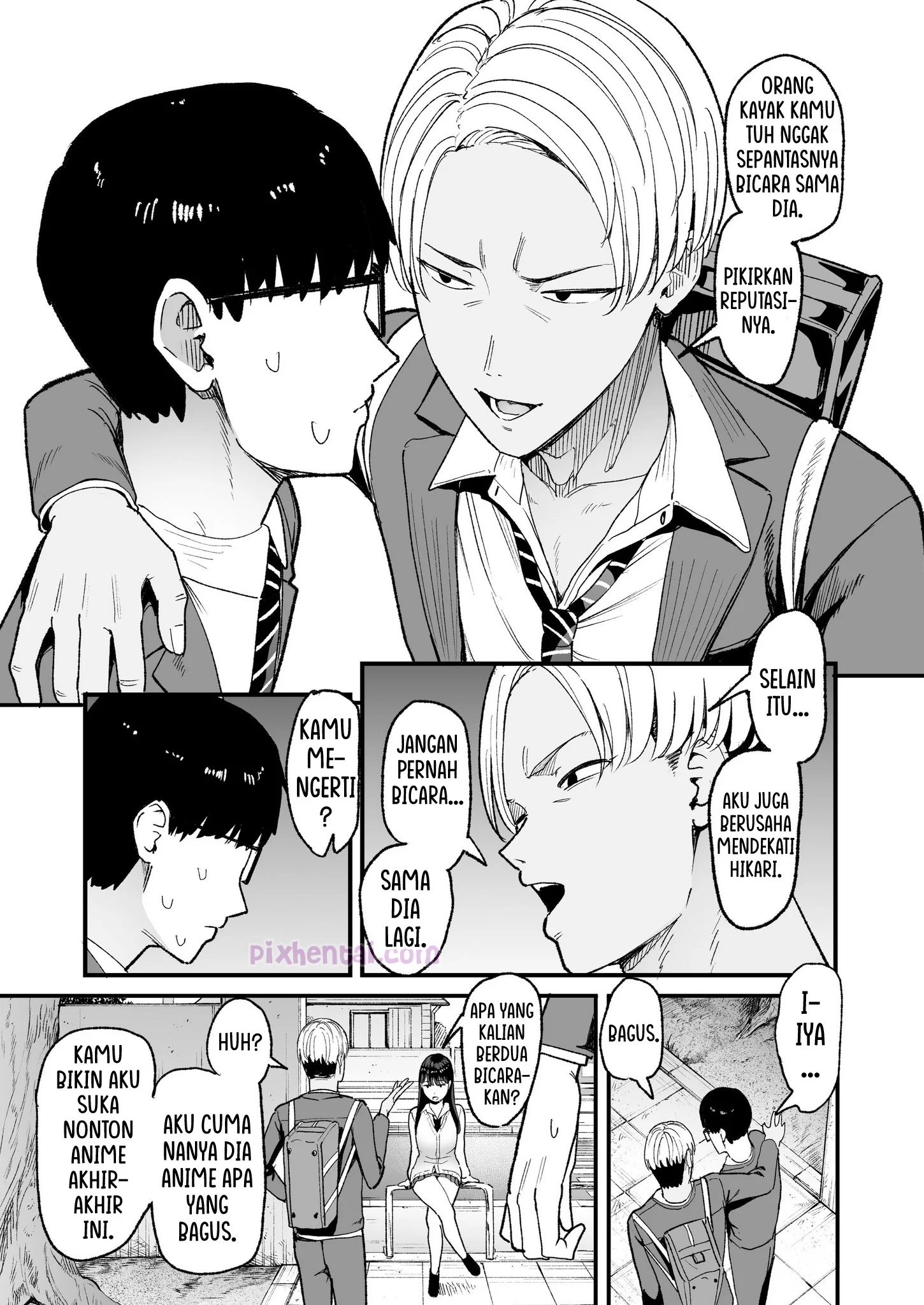 Komik hentai xxx manga sex bokep The Gyaru I Hang Out with Lets Me Use Her Pussy 5 page 17